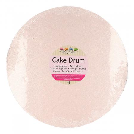 FunCakes Cake Drum Round Ø25cm -Rosa Gold