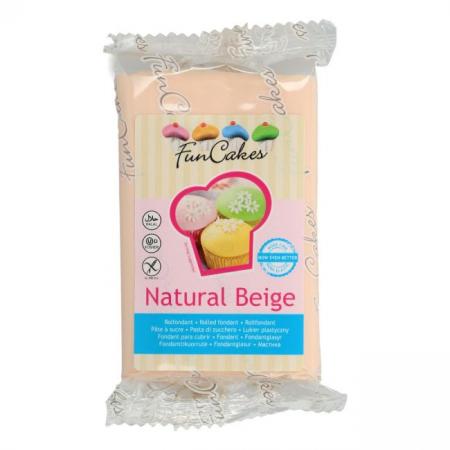 ZuckerpasteFunCakes Fondant Natural Beige -250 g-