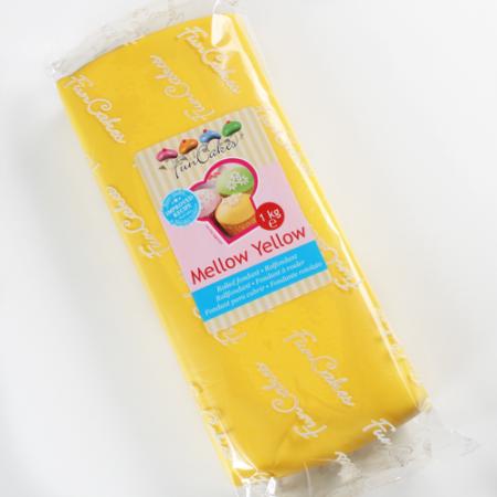 Zuckerpaste FunCakes Fondant Mellow Yellow -1 kg