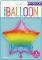 Foil Ballons, Rainbow , Stern, 45 cm