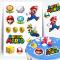 Super Mario Zucker Stickers, ein A4-Blatt in Zucker, zum Schneiden