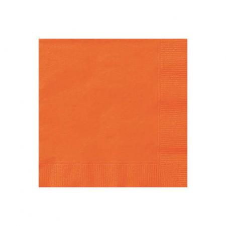 20 Napkins paper, orange33 x 33  cm