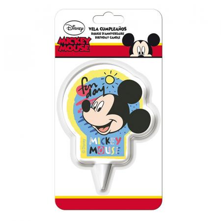 Candle  Mickey 2 d, 7.5 cm
