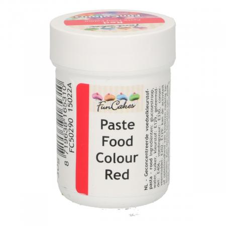 FUNCAKES FUNCOLOURS PASTE FOOD COLOUR - RED 30G