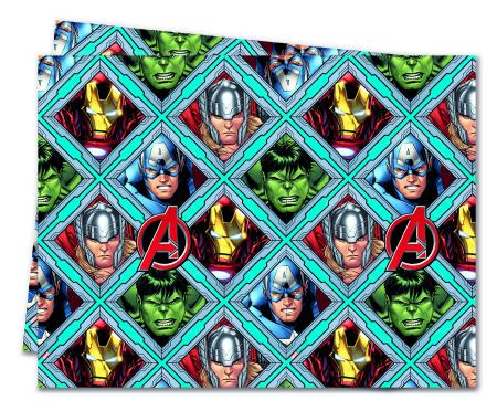 Plastic table cloth,   Mighty Avengers 120 x 180 cm