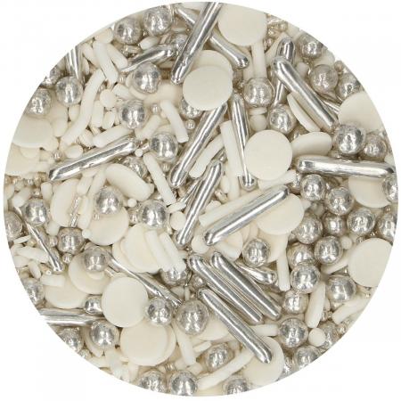 FUNCAKES MEDLEY PAILLETTES -SILVER CHIC 65G