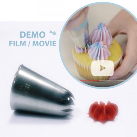 JEM Drop Flower Nozzle #1E..... with demo movie