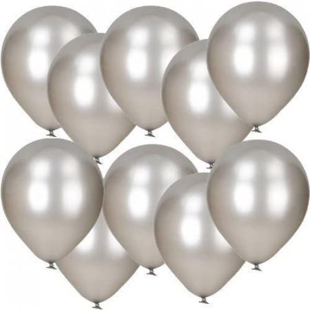 Ballons Premium Pearlized Silver, 30 cm , 50 St.
