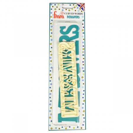 FMM CURVED WORDS CUTTER MR&MRS