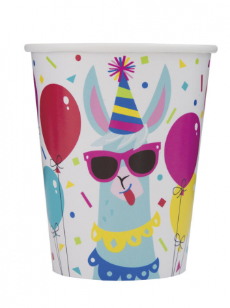 8 paper cup, Llama, 250 ml