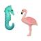JEM POP IT&#174; SEA LIFE SET 2-TEILIG / Flamingo