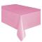 Tablecover  pink plastic, 137 x 274cm