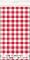 Tablecover Red Gingham, 137 x 274cm