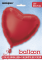 RED  FOIL BALLOONS, heart 45 cm
