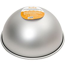 Moule demi-sphère en aluminium anodisé ø 22 cm