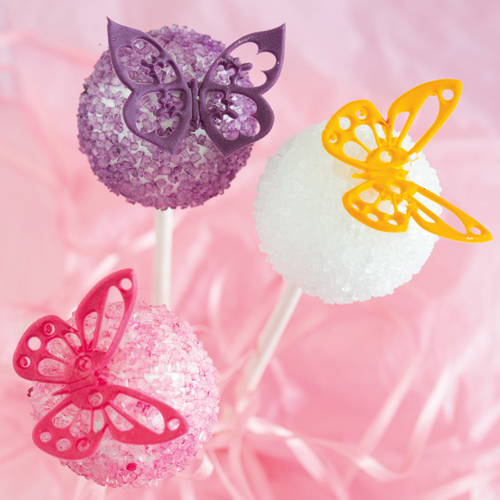 JEM Fantasy Butterflies Cupcake Tops Set / 4