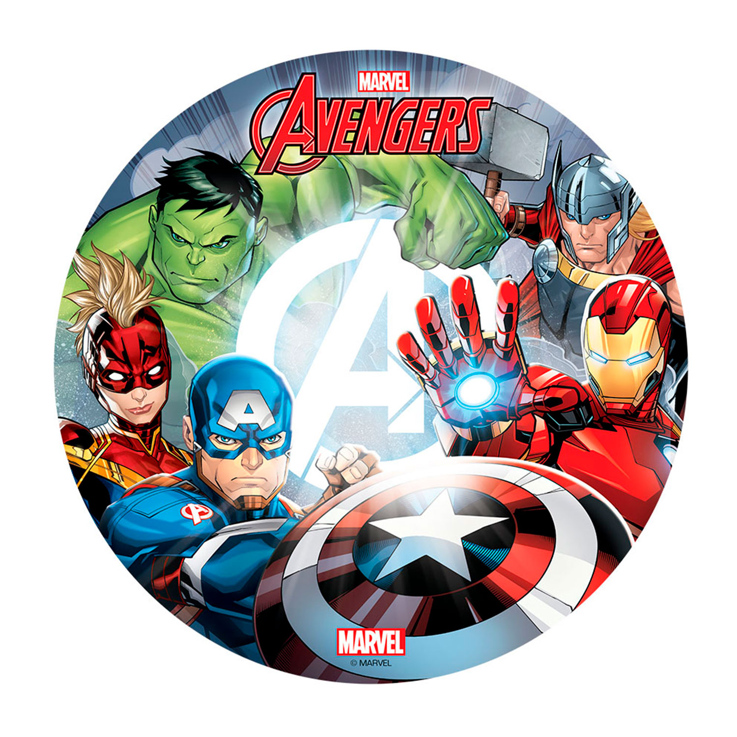 Wafer discs, 20 cm, Avengers