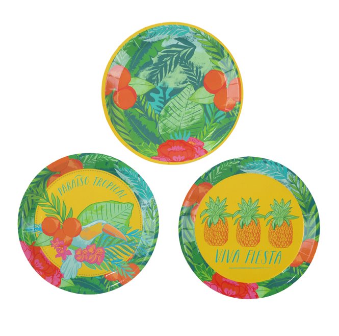 Tropical Fiesta Canape Plates
