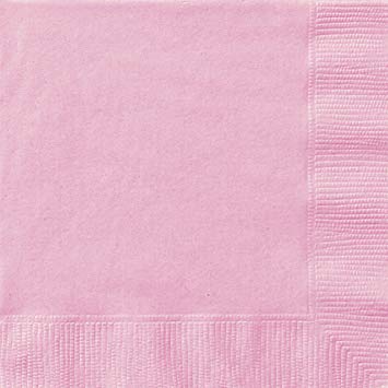 20 Napkins paper, lovely pink 33 x 33  cm