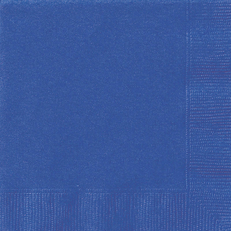 20 Papierservietten royal blau 33 x 33  cm