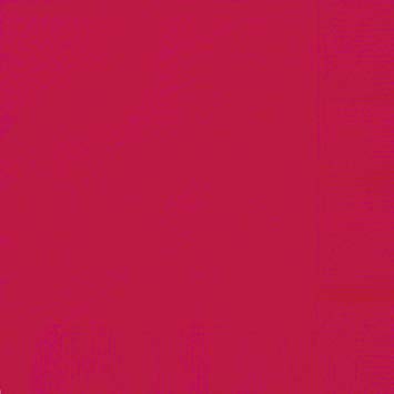 20 serviettes rouge ruby, papier, 33 x 33  cm