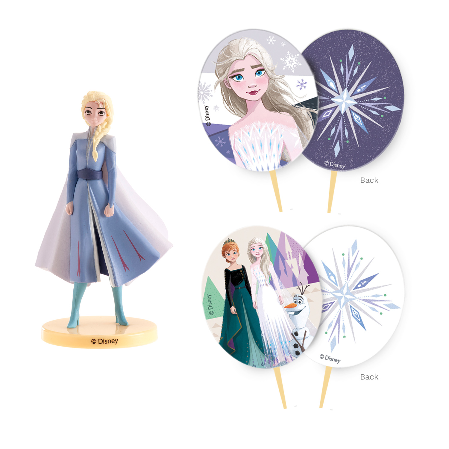 PVC Cake decorating kit FROZEN II with Toppers