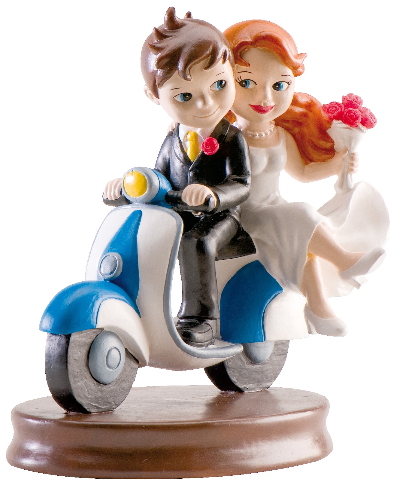 Figurine décoration de gâteau de mariage, en résine