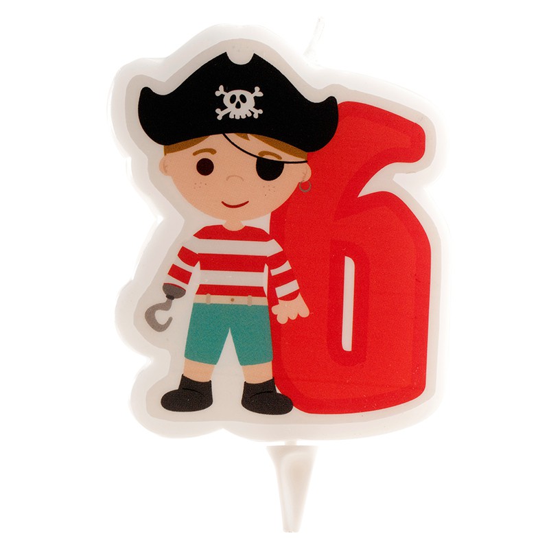 Pirate  candle No 6