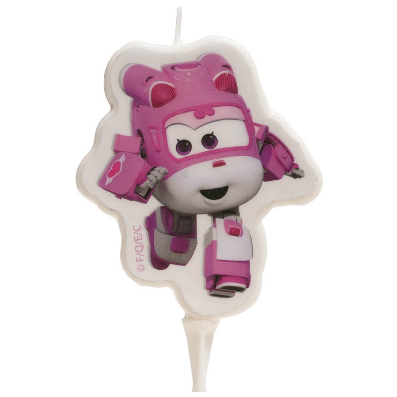 Candle  Super Wings DIZZY,, 7.5 cm