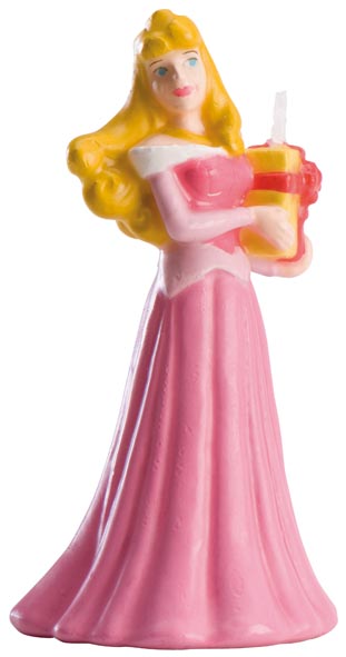 Bougie Princesse Disney Aurore, 8,5 cm