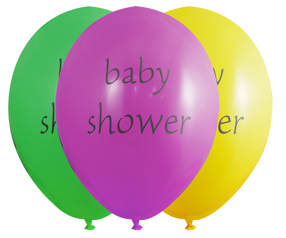 6 Latex balloon - 30 cm - Baby Shower