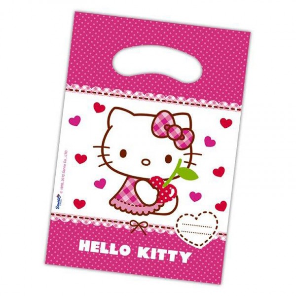 6 Partybeutel Hello Kitty