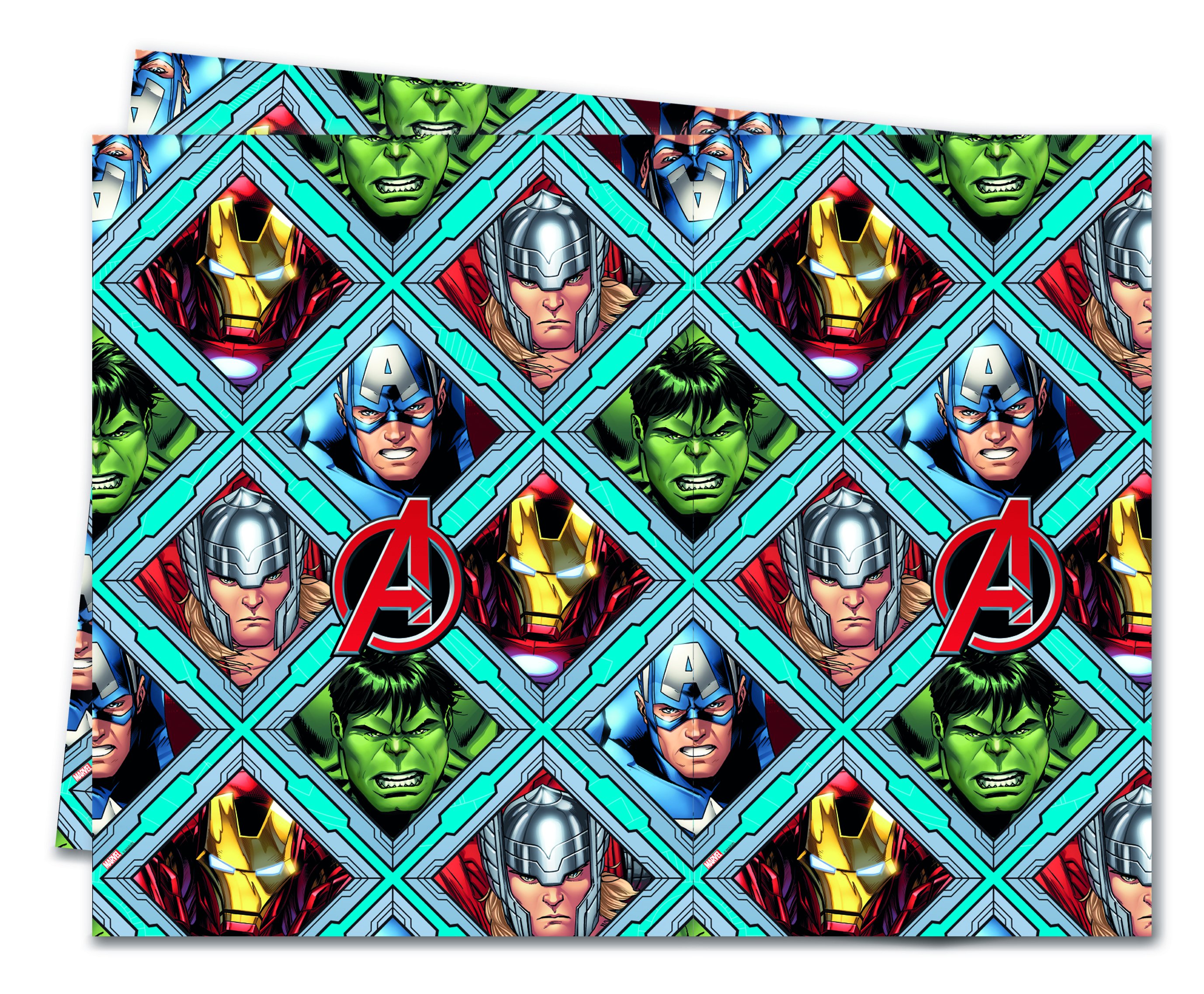 Tischdecke Mighty Avengers Plastik, 120x180 cm