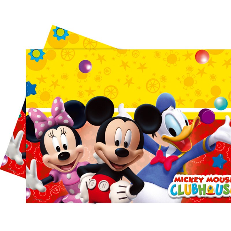 Plastic table cloth, Mickey Mouse 120 x 180 cm