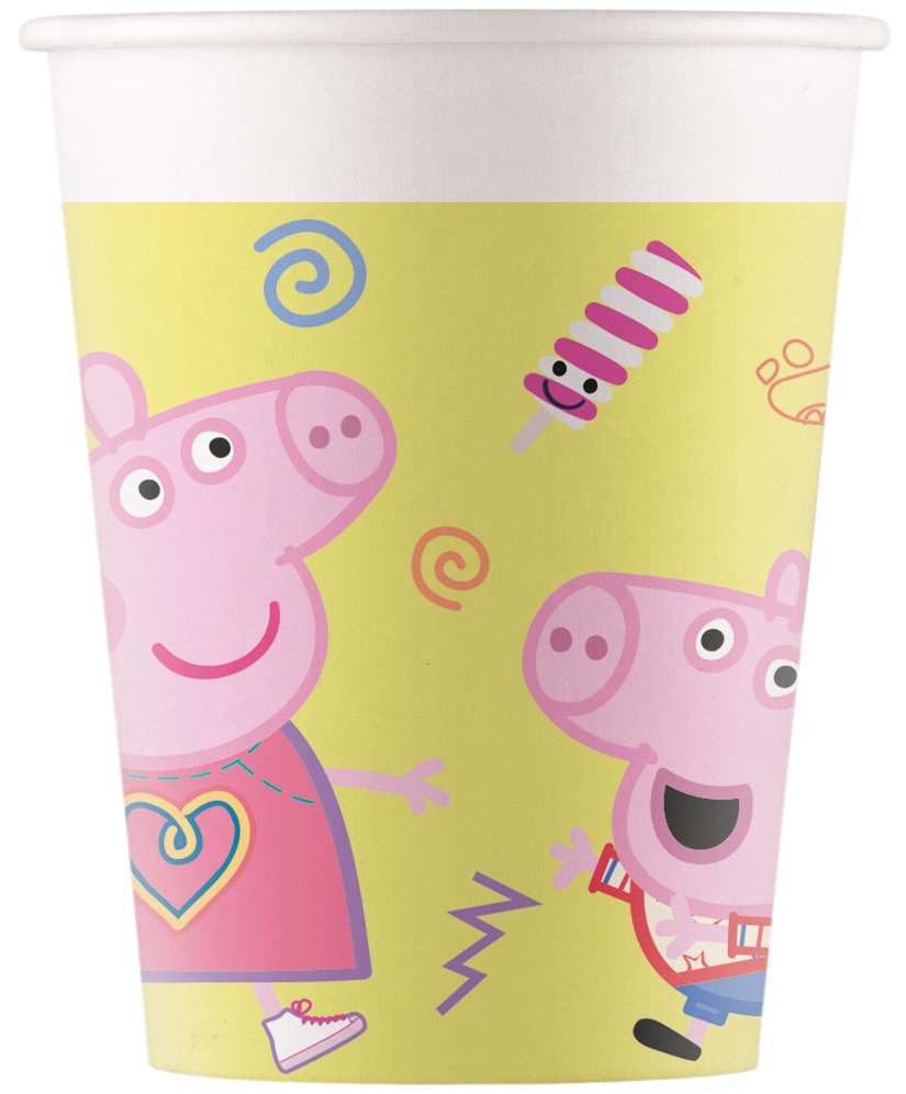 8 paper cup Peppa Pig  200 ml