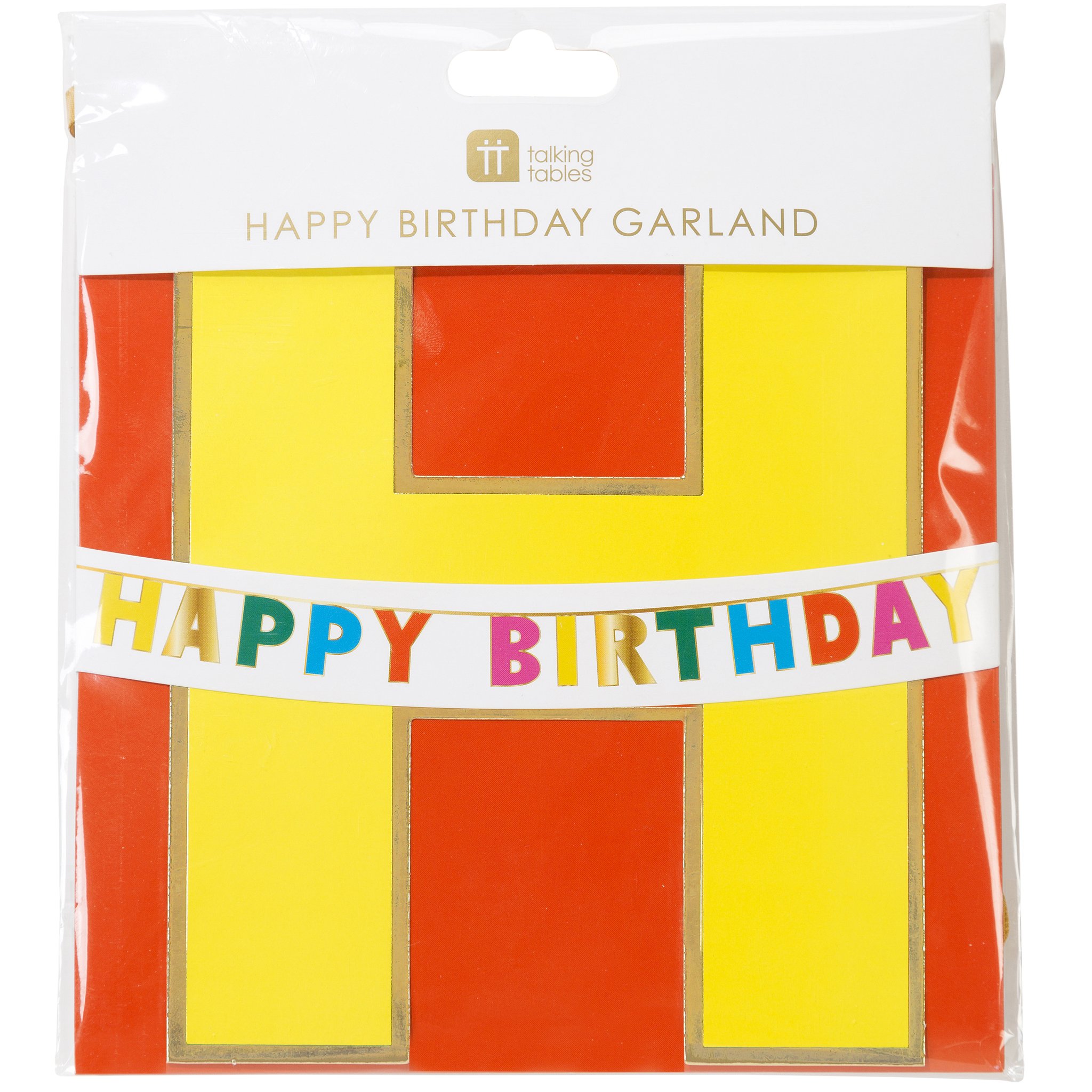 Guirlande Happy Birthday, 300 cm x 20cm
