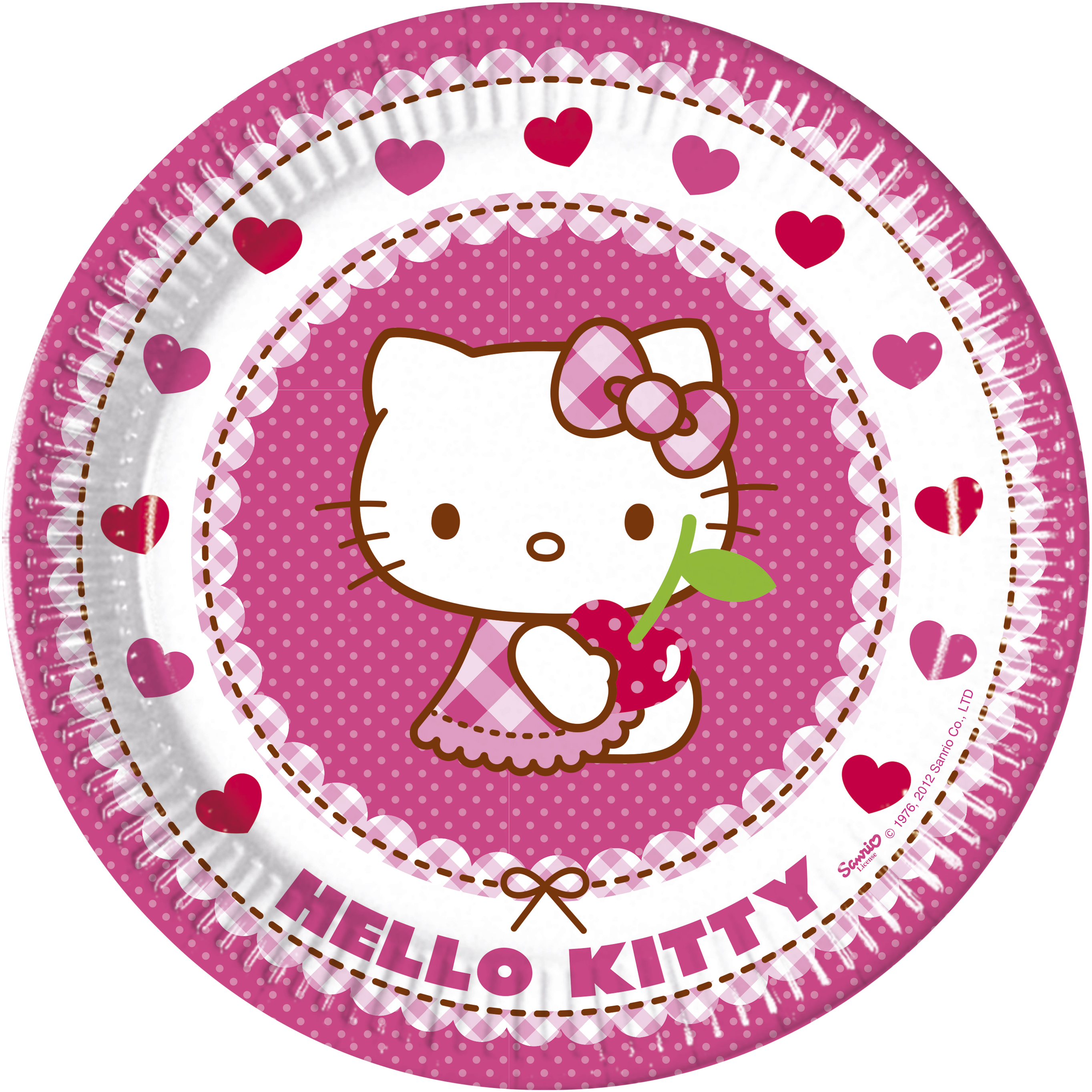 8 Teller 23 cm Hello Kitty