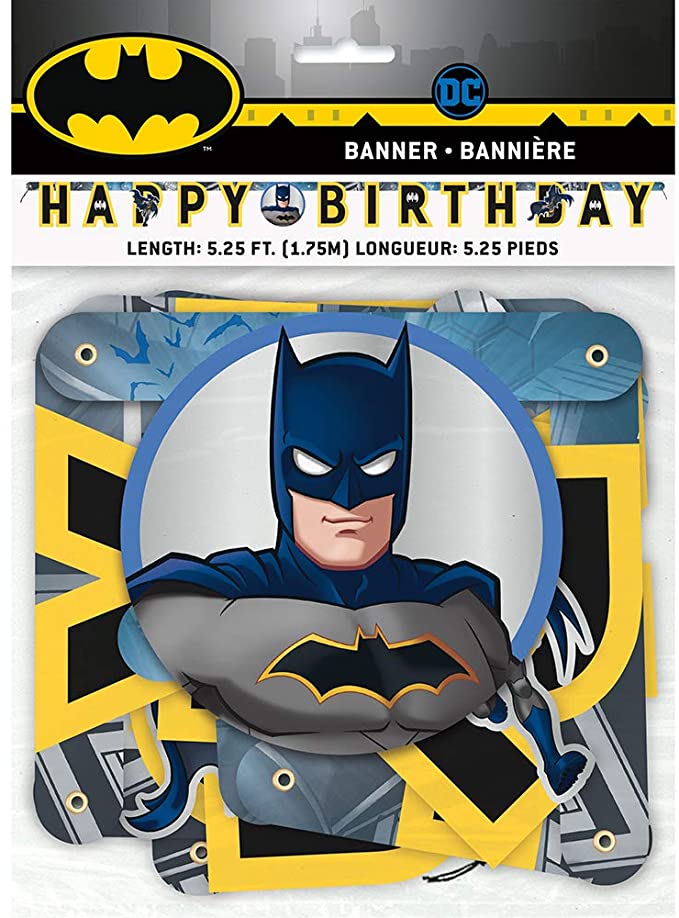 Garland , Batman Happy Birthday, 175 cm