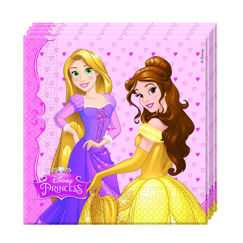20 Servietten Disney Princess, 33 x 33 cm