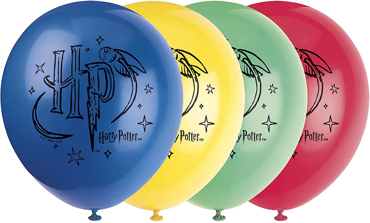 8 ballons Harry Potter  30 cm  4 couleurs