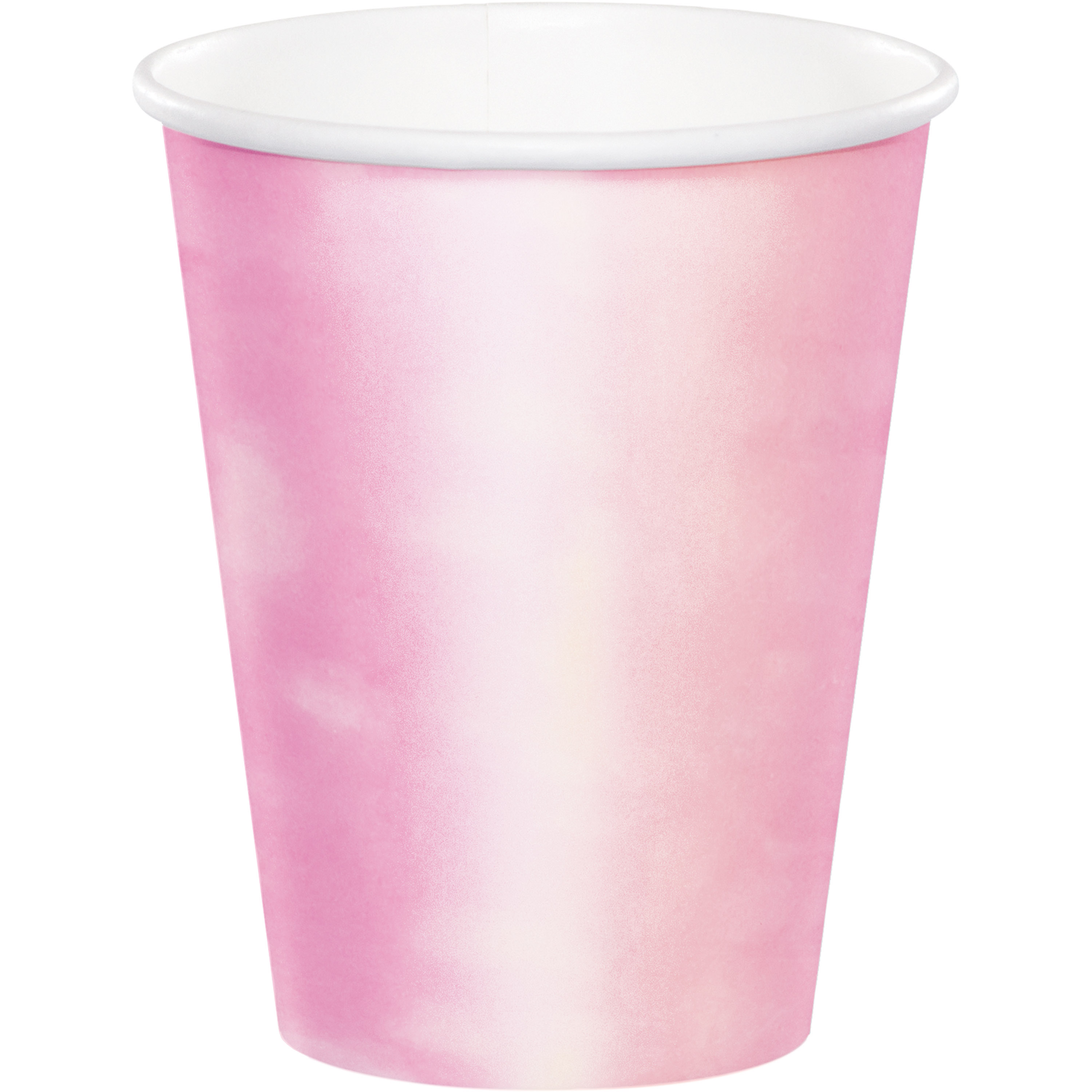 8 Iridescent Cup Pink  Cups, 250 ml