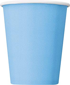 14 paper cup, Powder Blue, 250 ml