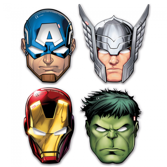 6 Avengers Masken