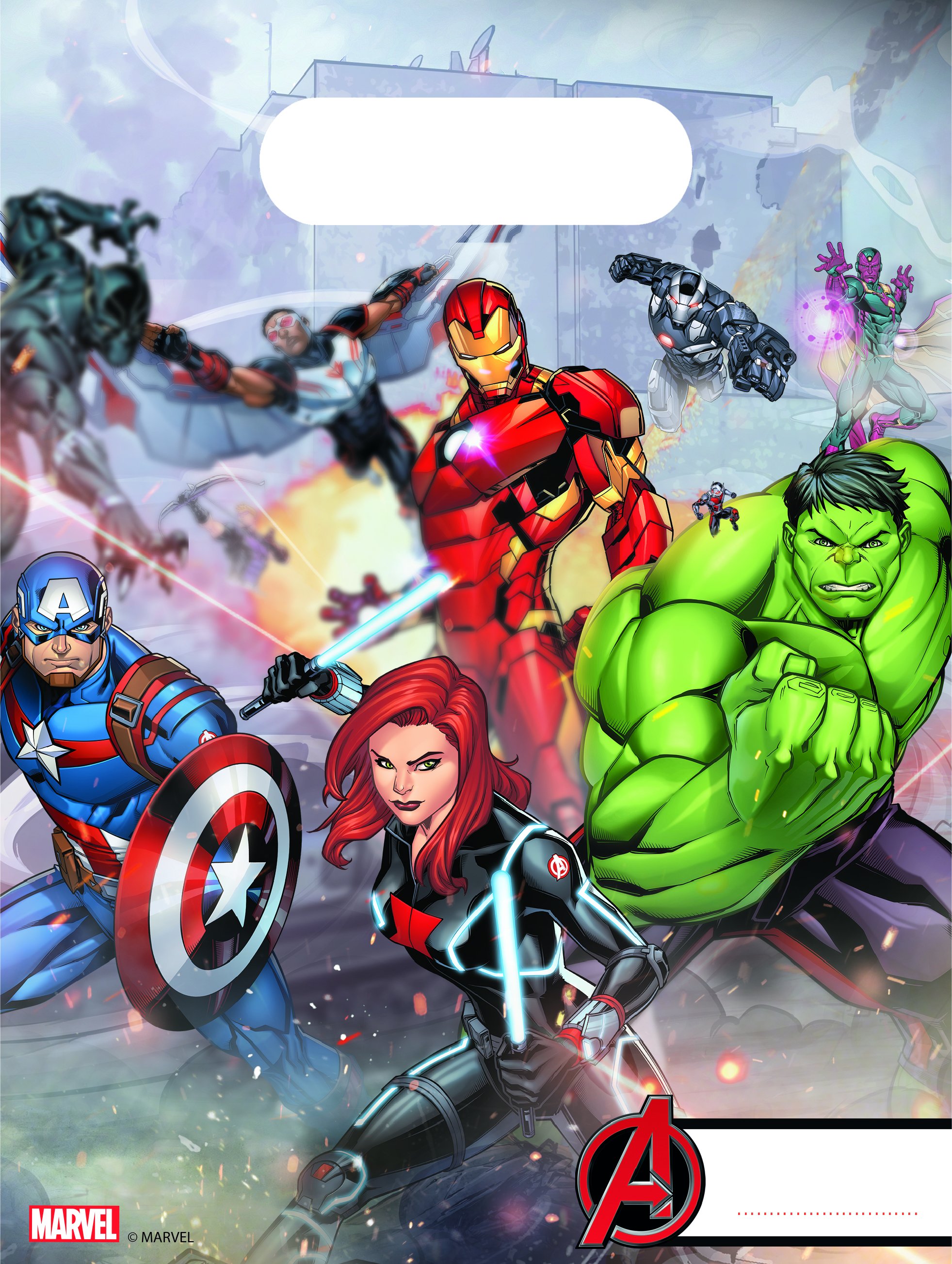 6 plastic bag Mighty Avengers