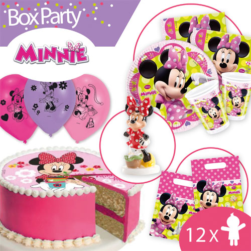 Party Box Minnie, set für 12 bis 16 , mit 7% Rabbatt