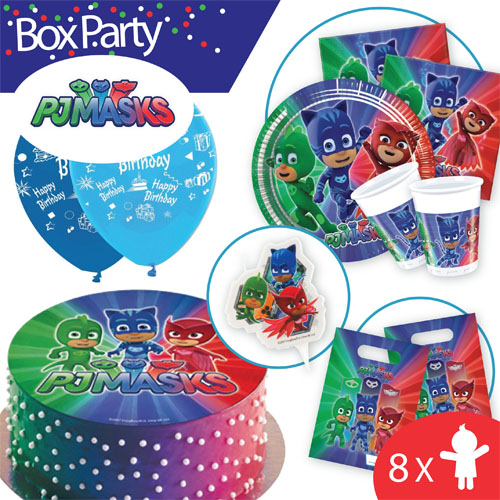Party Box  PJ Mask, set für 8 bis 16, mit 5% Rabbatt
