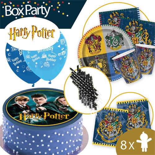 Party Box Harry Potter, set für 8 bis 16, mit 5% Rabbatt