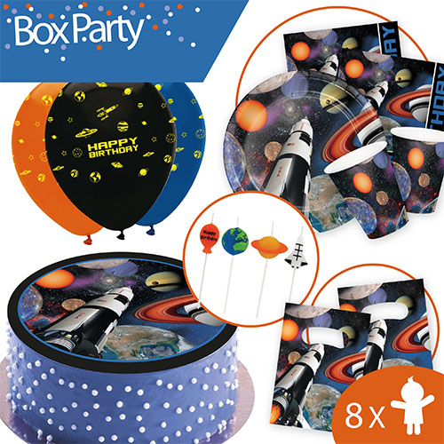 Party Box Galaxy, set für 8 bis 16, mit 5% Rabbatt