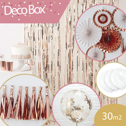 DECO BOX, um bis zu 30m2 zu dekorieren, ROSAund Gold , mit 5% Rabatt