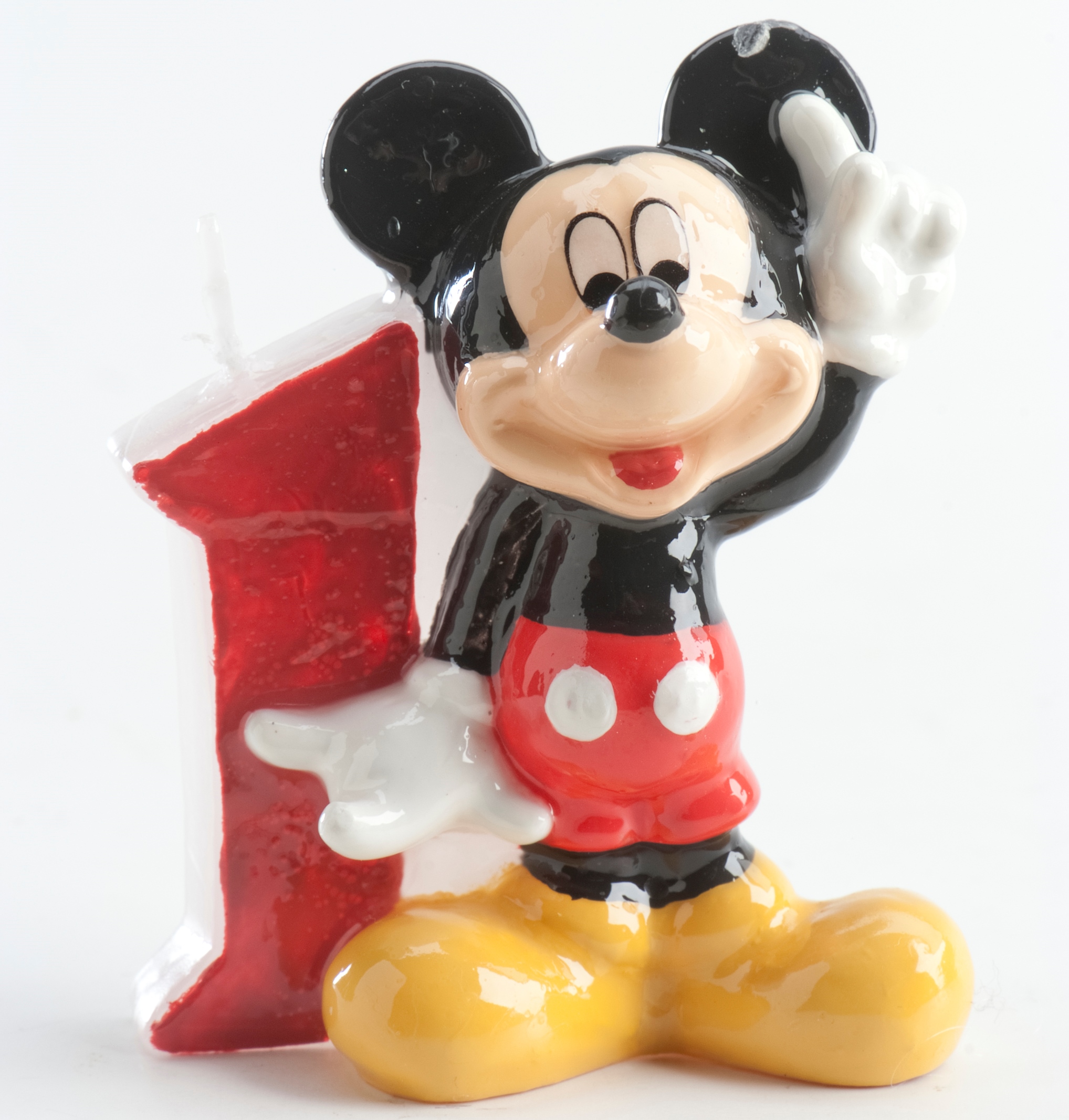 Candle Mickey No 1.  6,5 cm